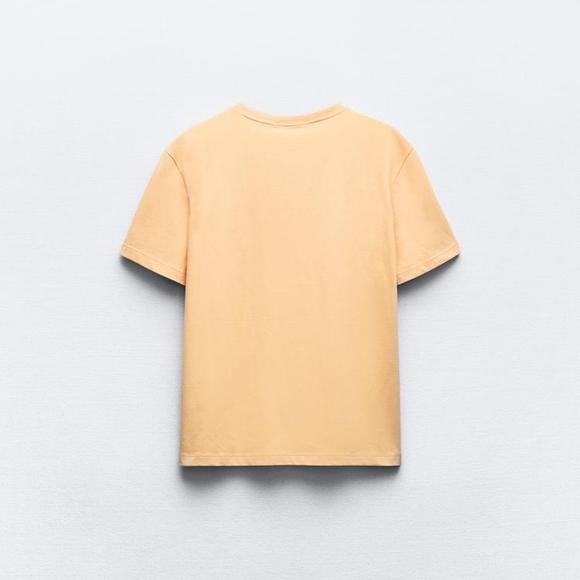 ZARA BASIC COTTON T-SHIRT - Picture 5 of 6